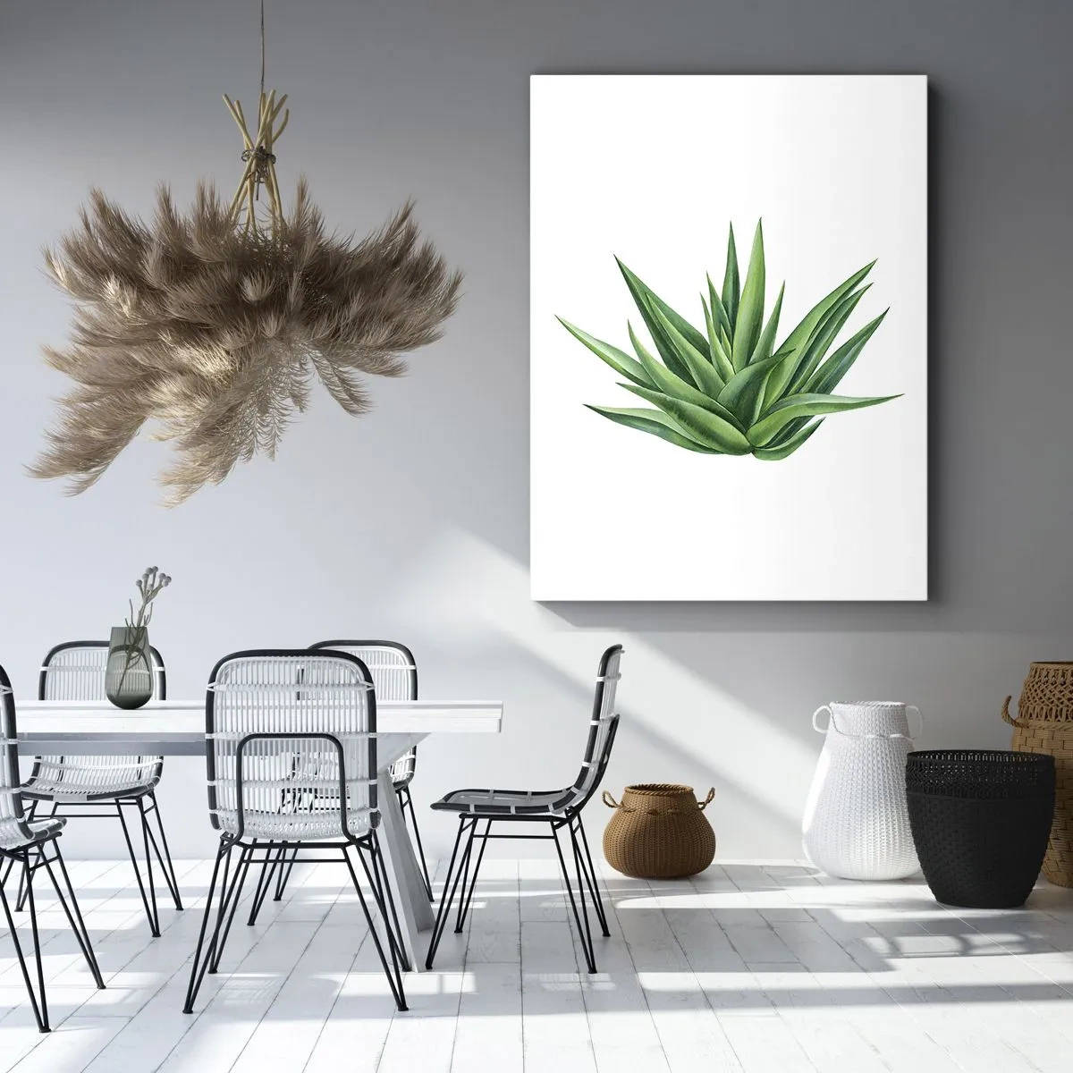 Lærredstryk - Billede på lærred - Grøn - styrke - liv - 50x70 cm