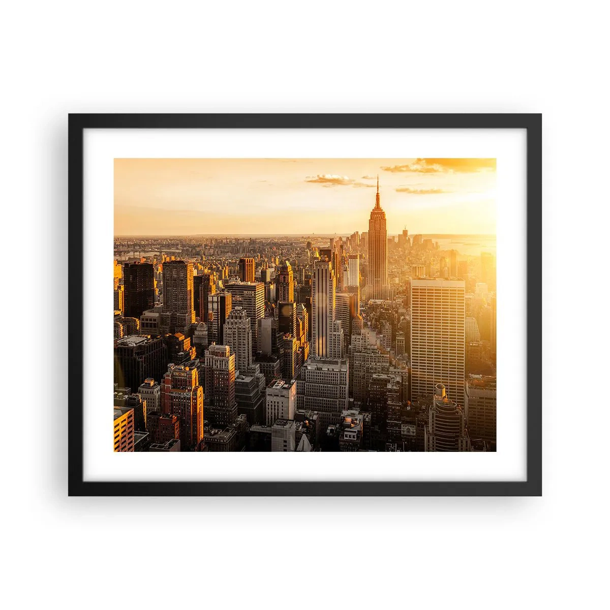 Plakat i sort ramme - At vokse i solen - 50x40 cm