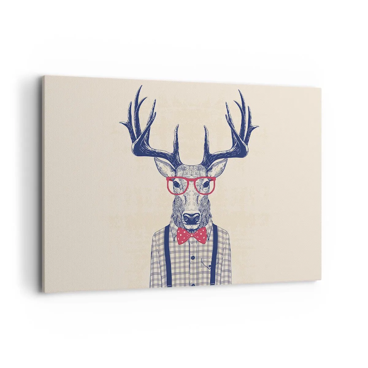 Lærredstryk - Billede på lærred - Et underholdende ekstravaganza - 120x80 cm