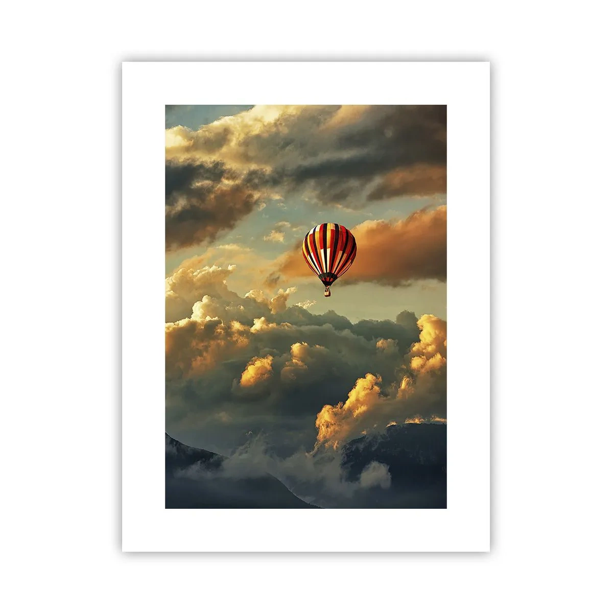 Plakat - Jeg går, fordi jeg vil - 30x40 cm