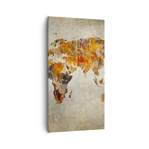 Lærredstryk - Billede på lærred - En virkelig stor verden - 55x100 cm