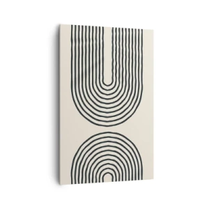 Lærredstryk - Billede på lærred - Kommer snart... - 80x120 cm