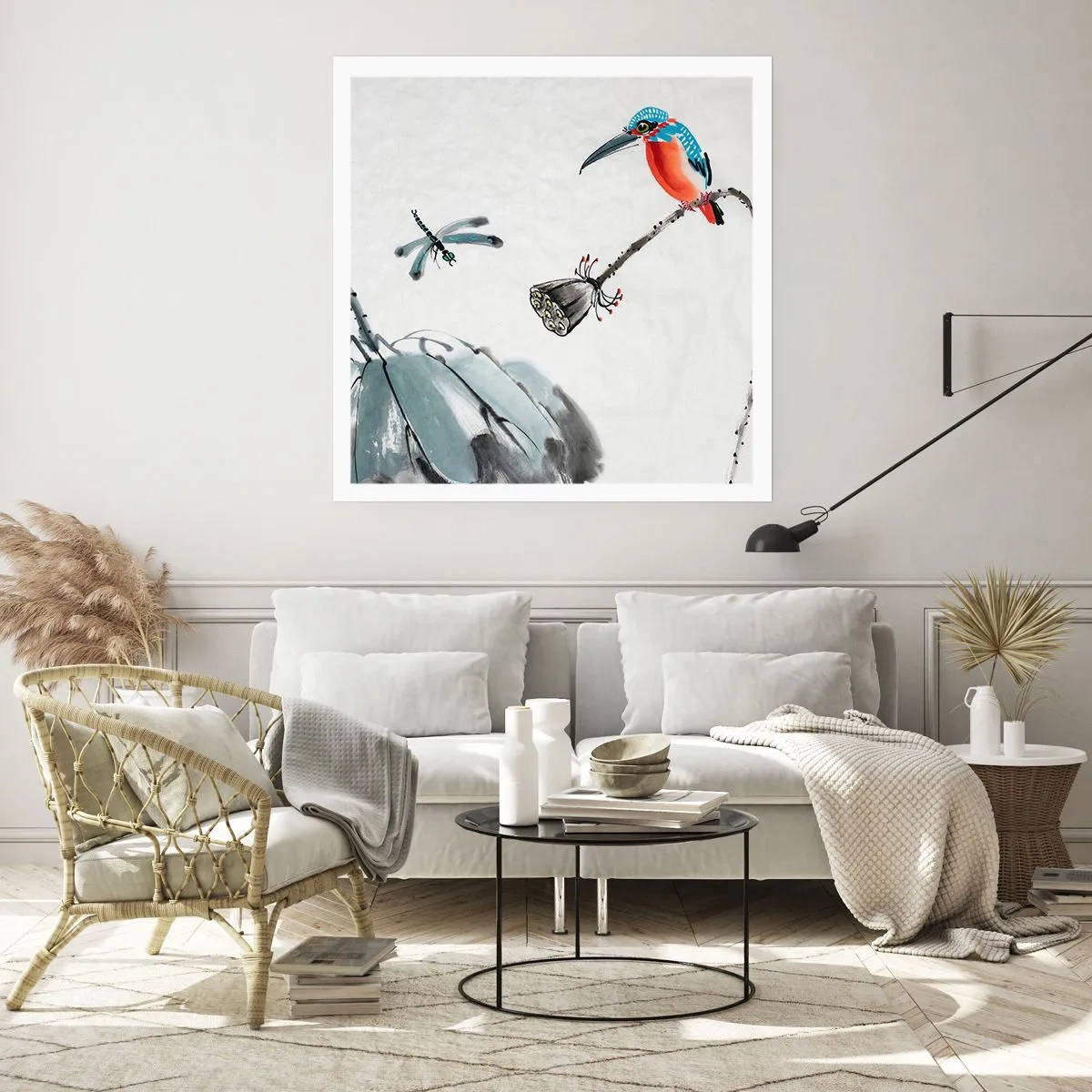 Plakat - Engenes liv - 50x50 cm