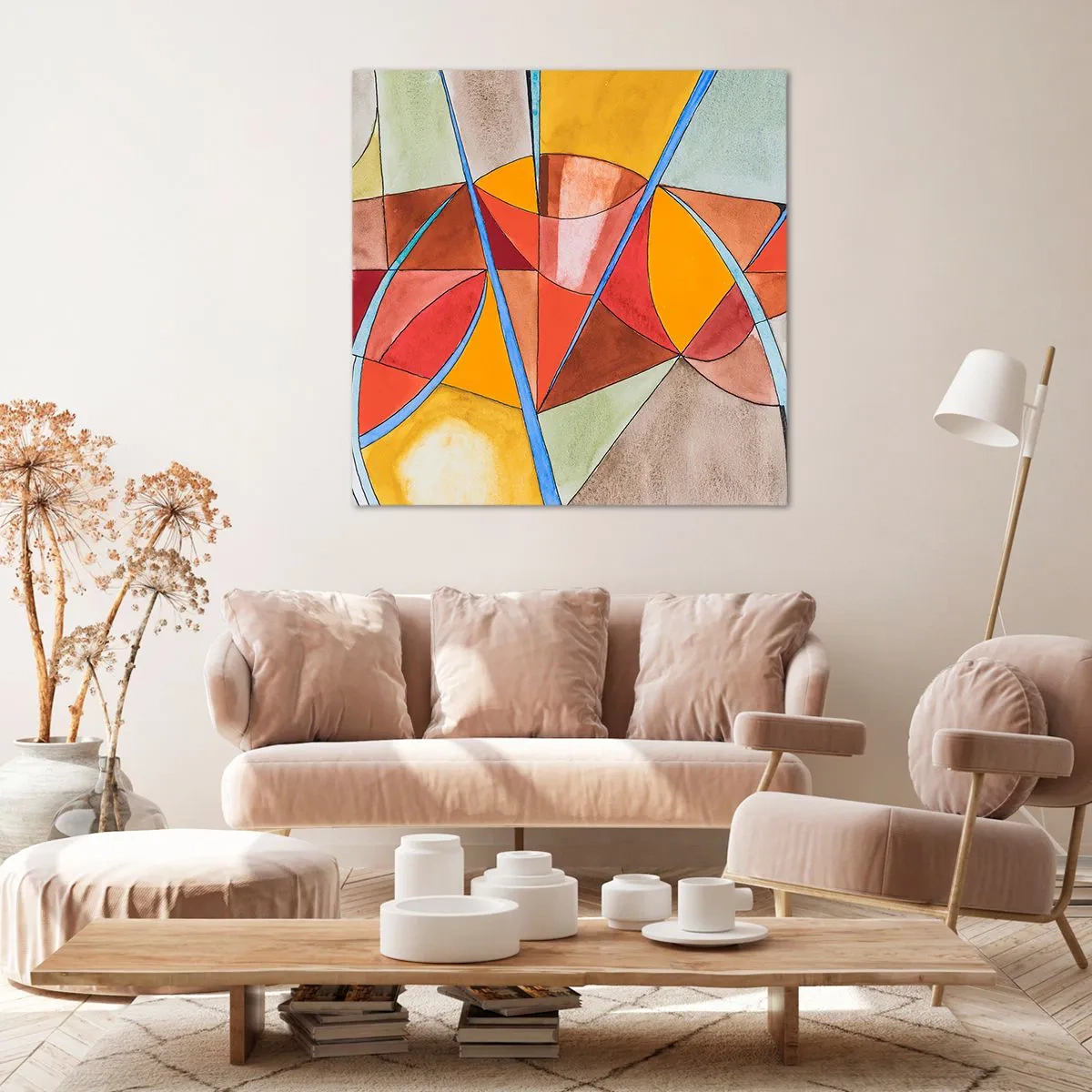 Lærredstryk - Billede på lærred - Karrusel, karrusel af drømme - 70x70 cm