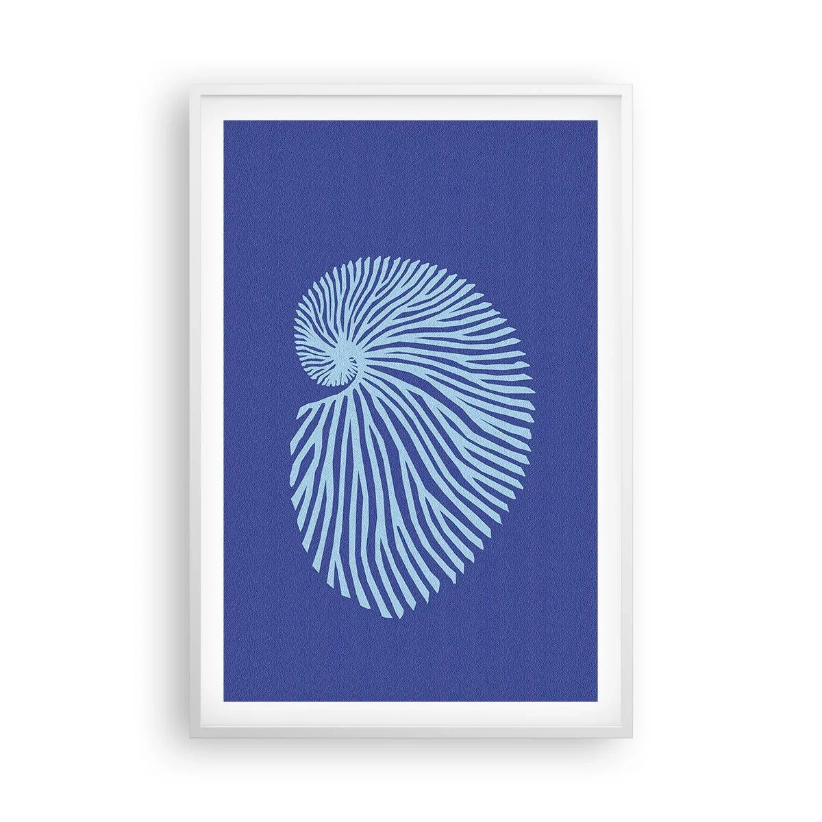 Plakat i hvid ramme - Fødsel af en skal - 61x91 cm