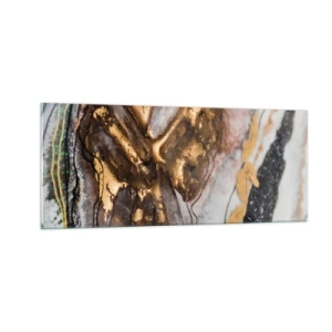 Billede på glas - Jord element - 100x40 cm