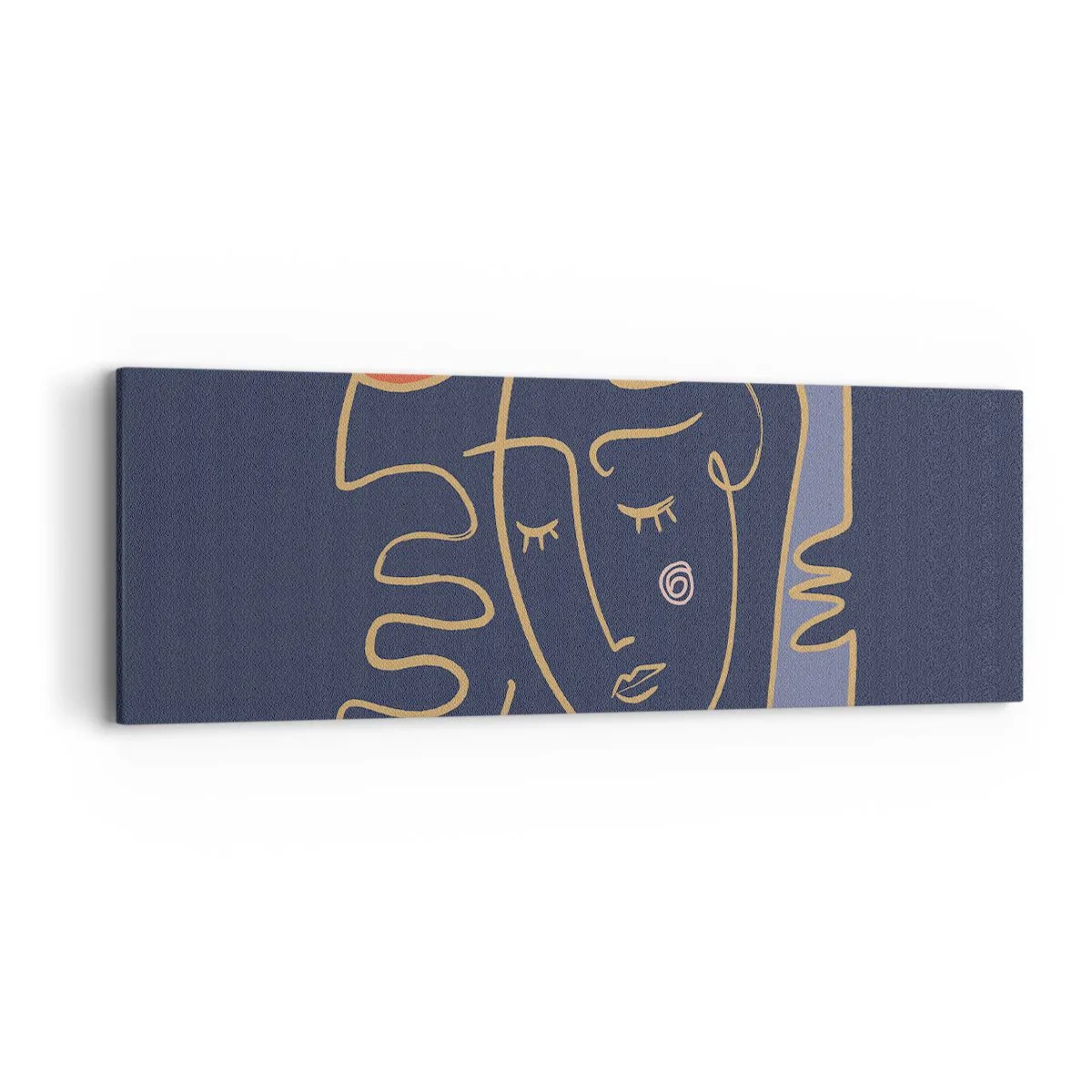 Lærredstryk - Billede på lærred - I drømmerier - 90x30 cm