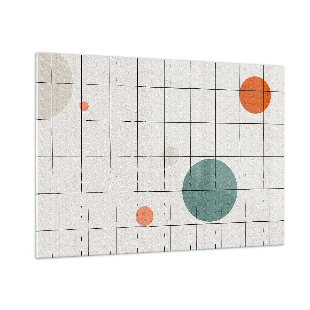 Billede på glas - Fanget i en fælde. Os eller dem? - 100x70 cm