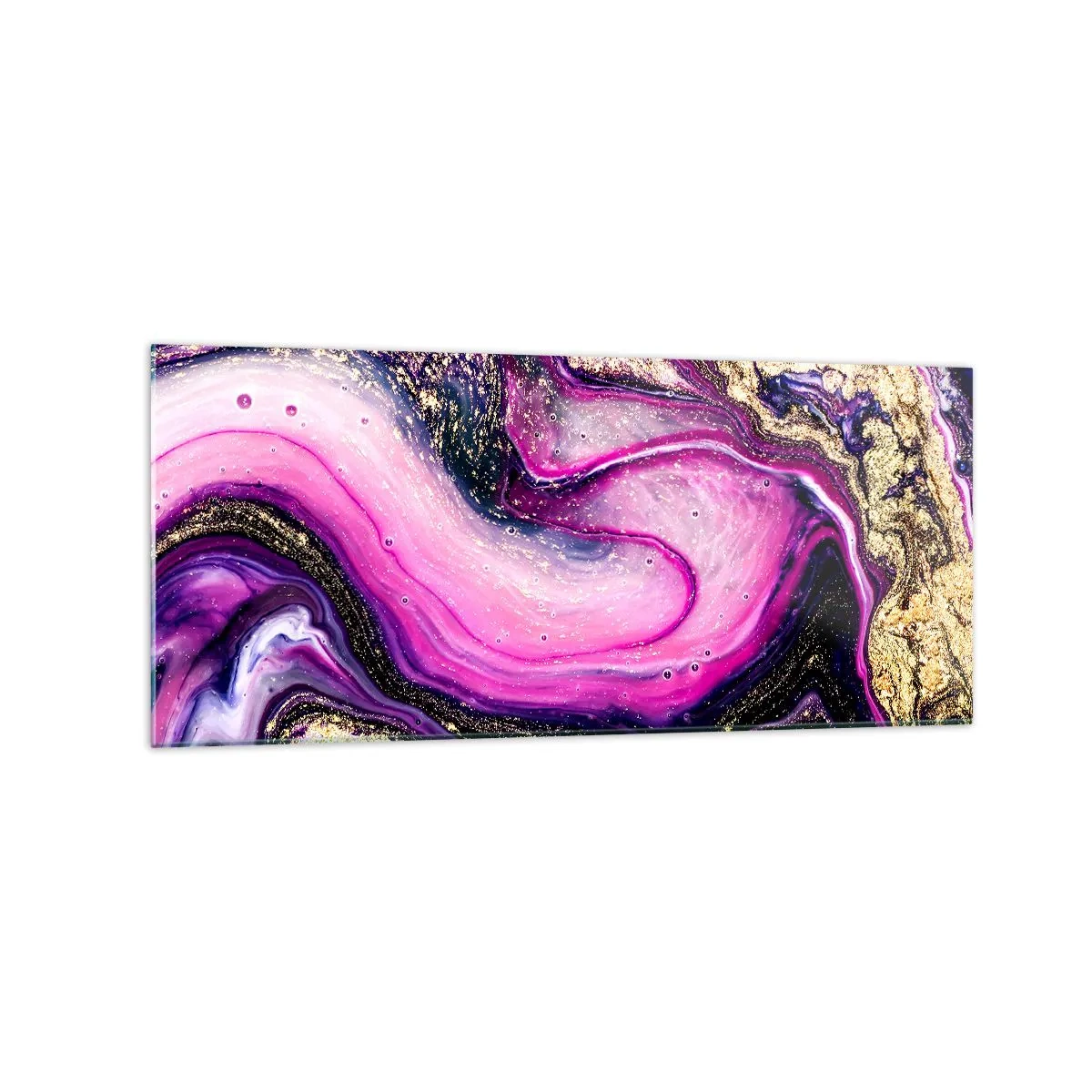 Billede på glas - Et øjeblik bag kulisserne - 120x50 cm