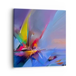 Lærredstryk - Billede på lærred - Propeller som en fugl - 40x40 cm