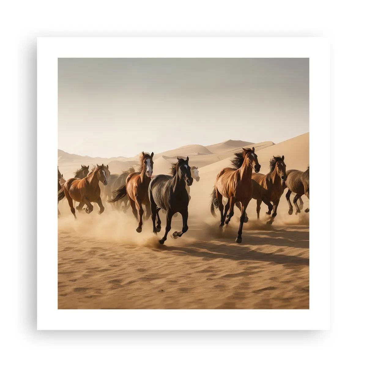 Plakat - Fri som vinden - 50x50 cm