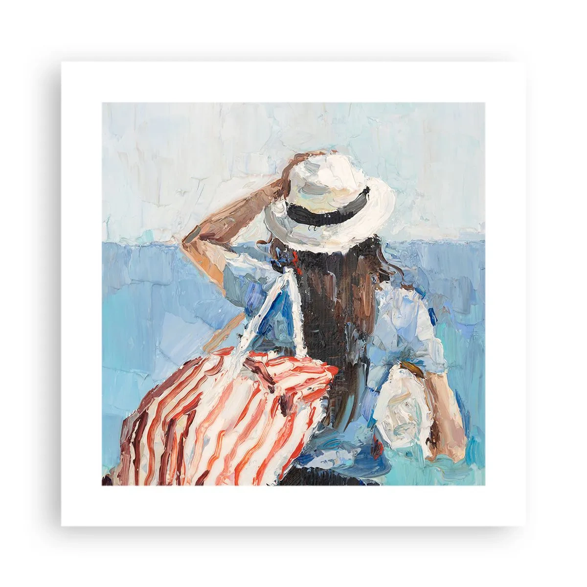 Plakat - Velkommen på ferie - 40x40 cm