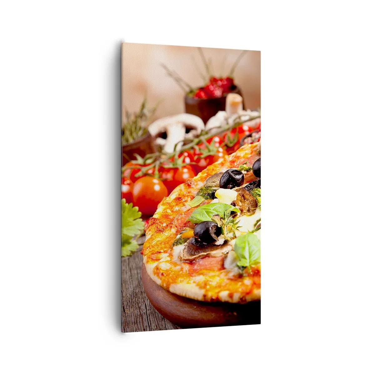 Lærredstryk - Billede på lærred - Af tellurholdige bestanddele - 65x120 cm