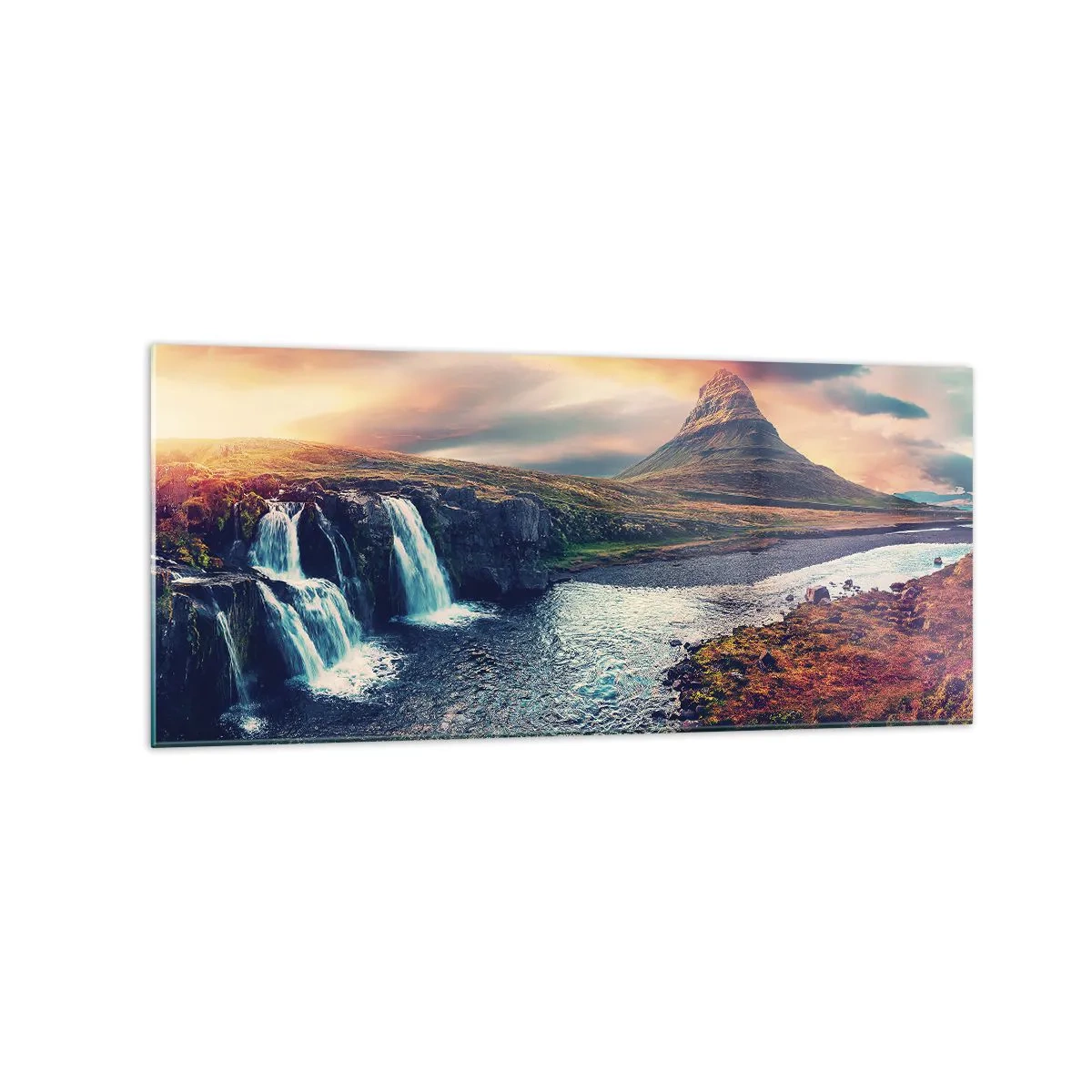 Billede på glas - I naturens majestæt - 120x50 cm