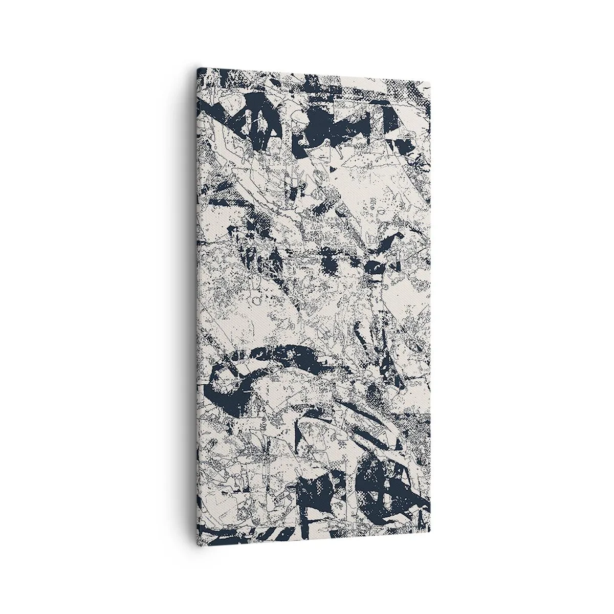 Lærredstryk - Billede på lærred - Modsætningernes gennemtrængning - 55x100 cm