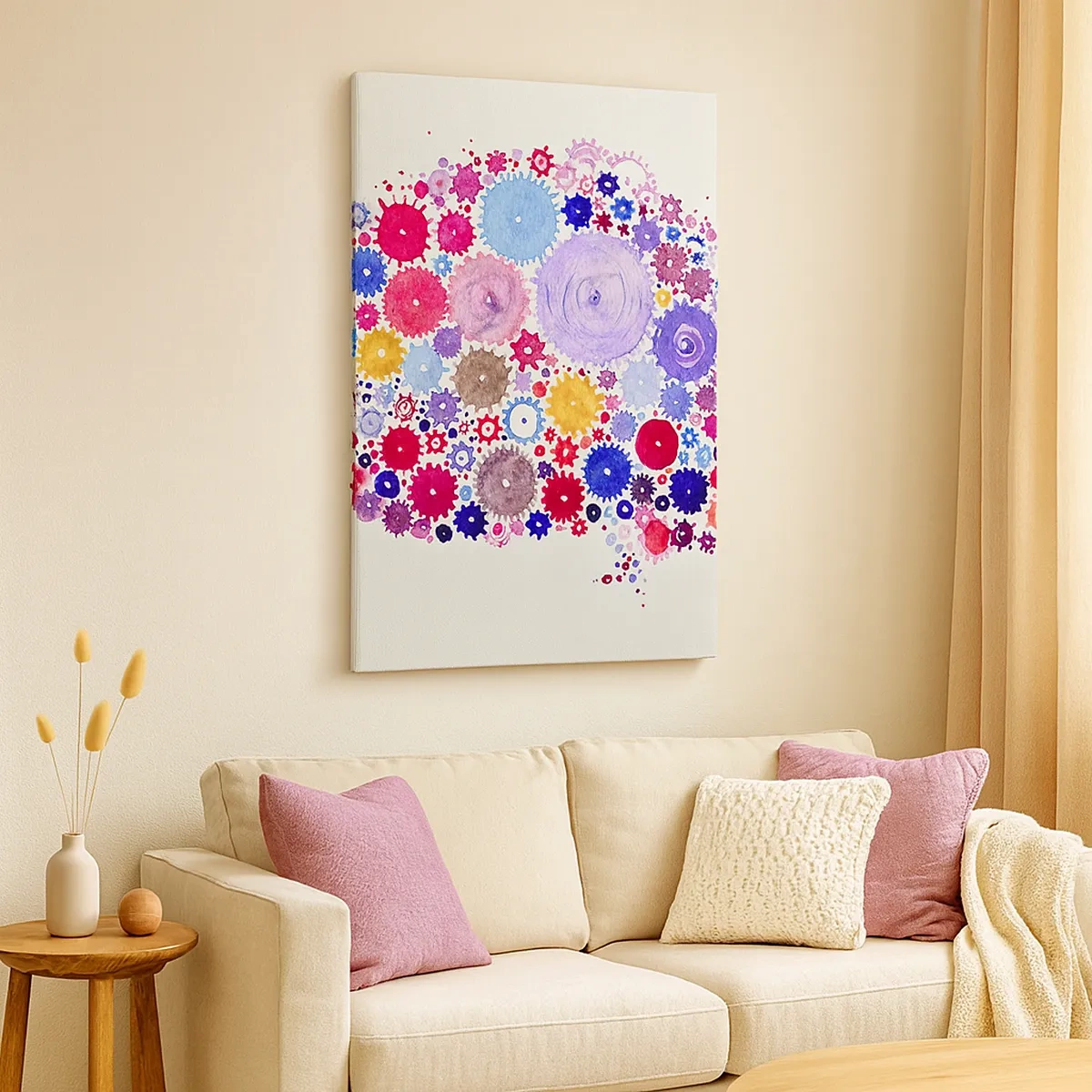 Lærredstryk - Billede på lærred - Naturens mest perfekte maskine - 50x70 cm