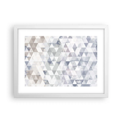 Plakat i hvid ramme - I takt på tre - 40x30 cm