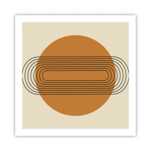 Plakat - Den perfekte plan - 60x60 cm