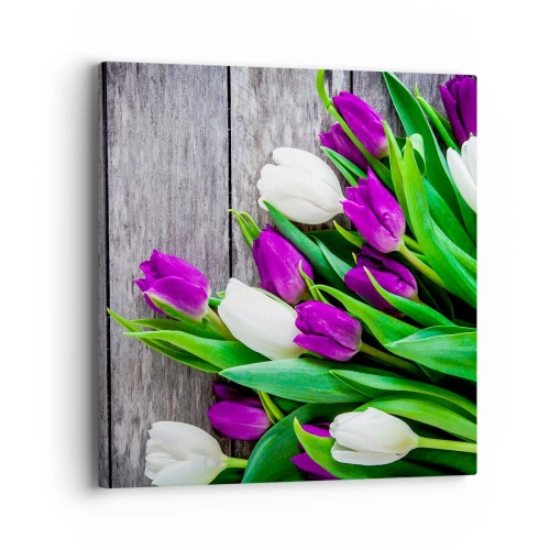 Lærredstryk - Billede på lærred - På dagen for forårsfesten - 40x40 cm