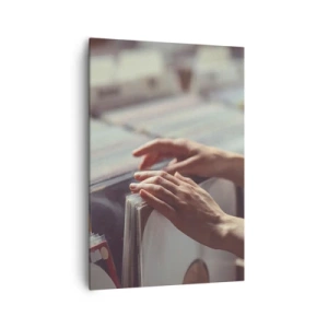 Lærredstryk - Billede på lærred - På jagt efter følelser - 70x100 cm