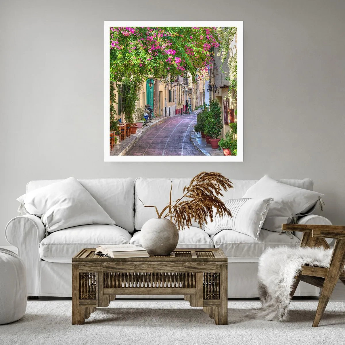 Plakat - En blomstrende gyde - 60x60 cm