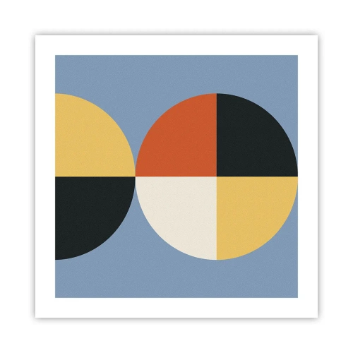 Plakat - Se og tæl - 50x50 cm