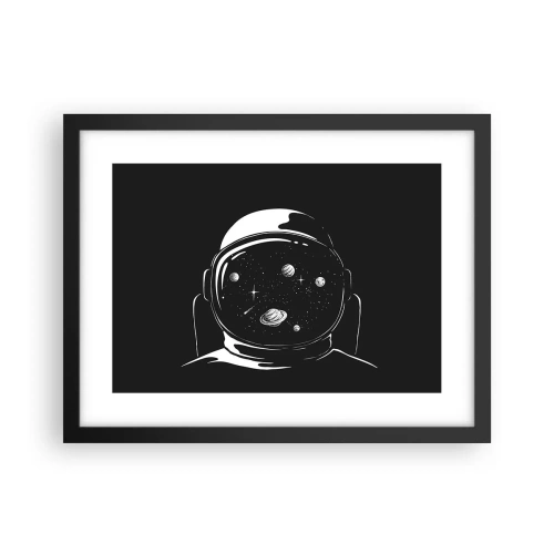 Plakat i sort ramme - Flot udsigt - 40x30 cm