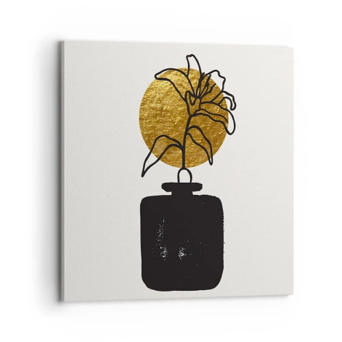 Lærredstryk - Billede på lærred - Skønhed i balance - 70x70 cm