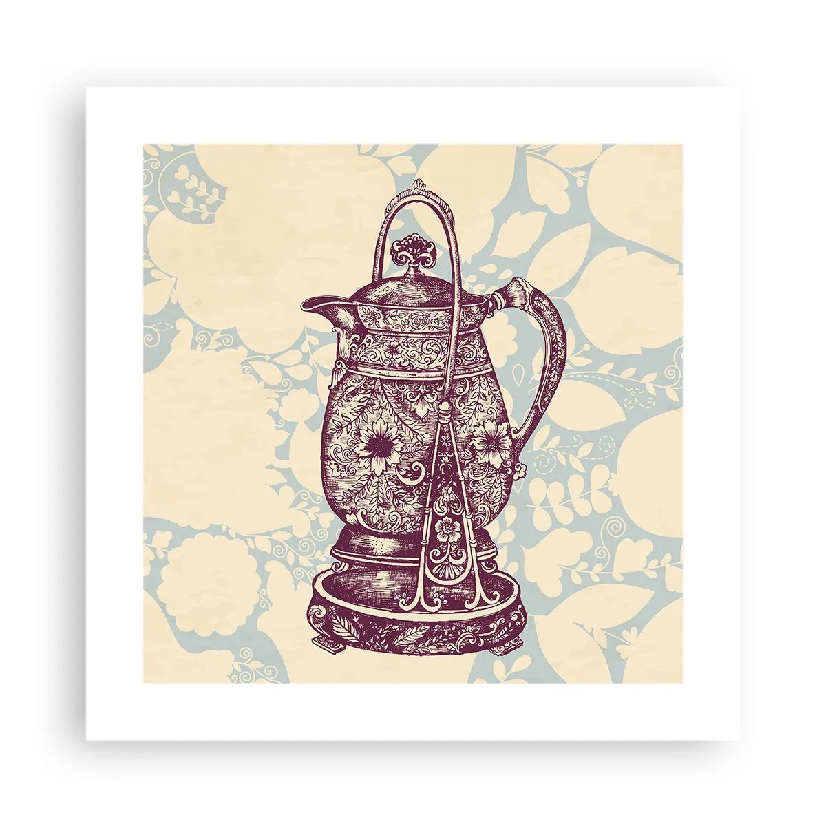 Plakat - Skønheden i hverdagslivet - 40x40 cm