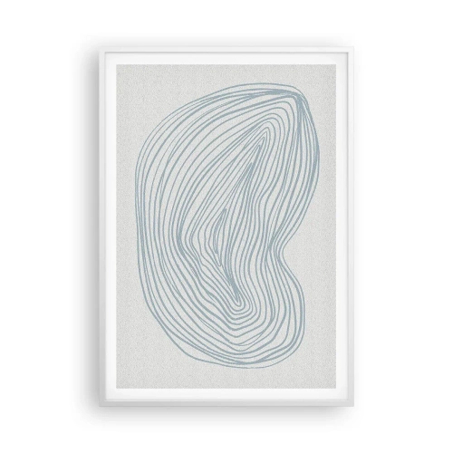 Plakat i hvid ramme - Smil fra en dråbe - 70x100 cm