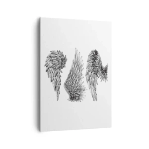 Lærredstryk - Billede på lærred - Og du kan blive en engel - 50x70 cm