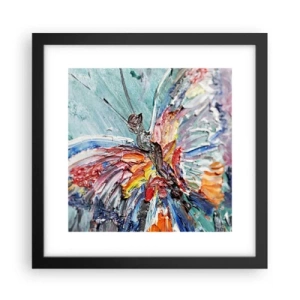 Plakat i sort ramme - Malet af naturen - 30x30 cm