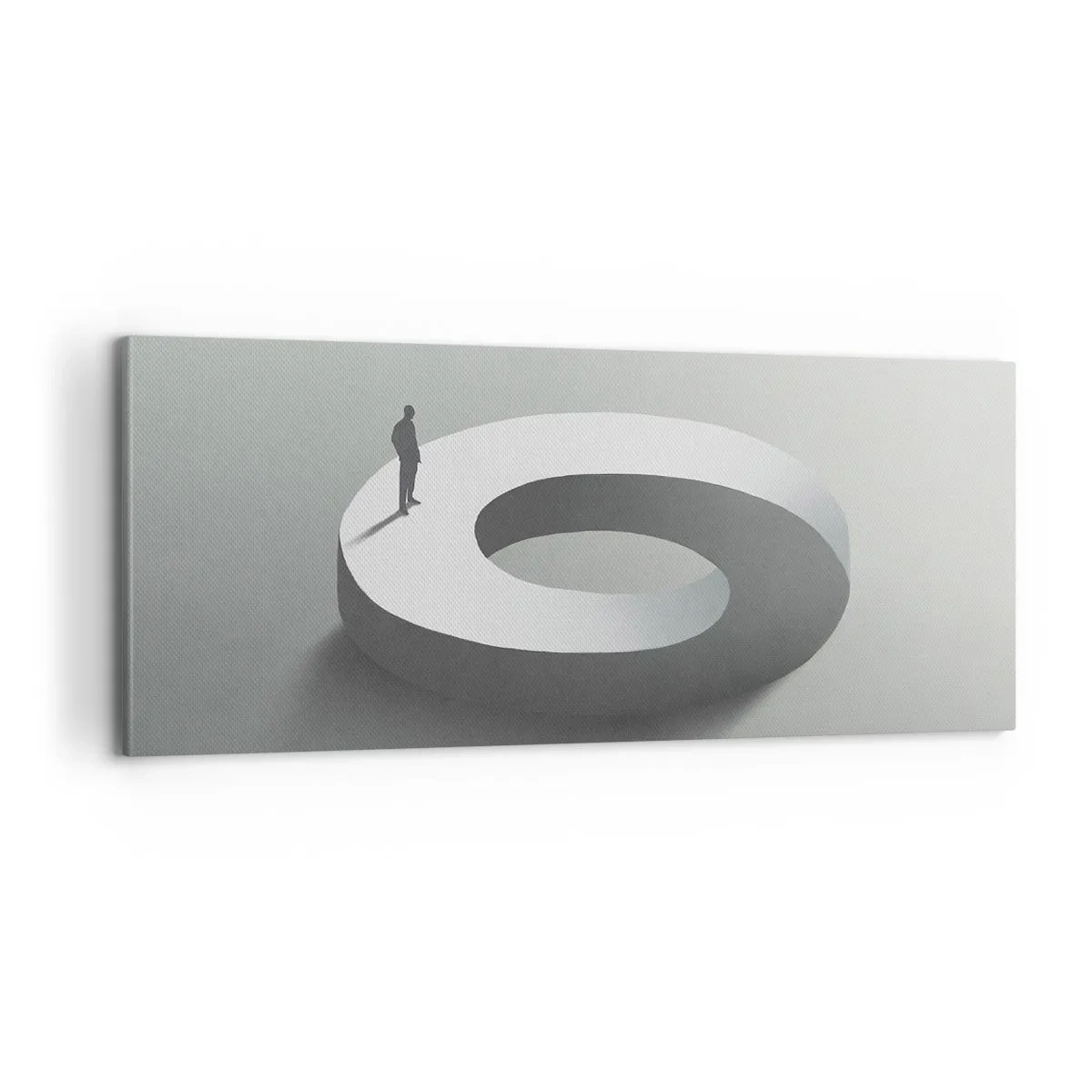 Lærredstryk - Billede på lærred - Og vær klog - 100x40 cm