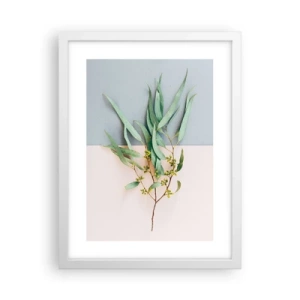 Plakat i hvid ramme - Pastelfarvernes subtilitet - 30x40 cm