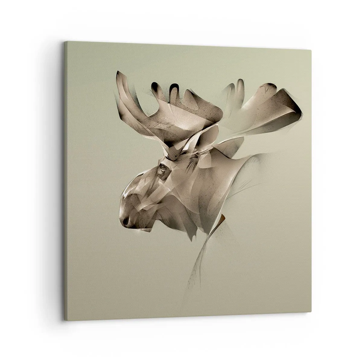 Lærredstryk - Billede på lærred - Den blide kraft af ro - 50x50 cm