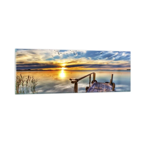 Billede på glas - Vinden går til ro - 90x30 cm