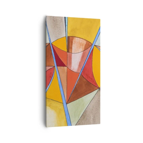 Lærredstryk - Billede på lærred - Karrusel, karrusel af drømme - 55x100 cm