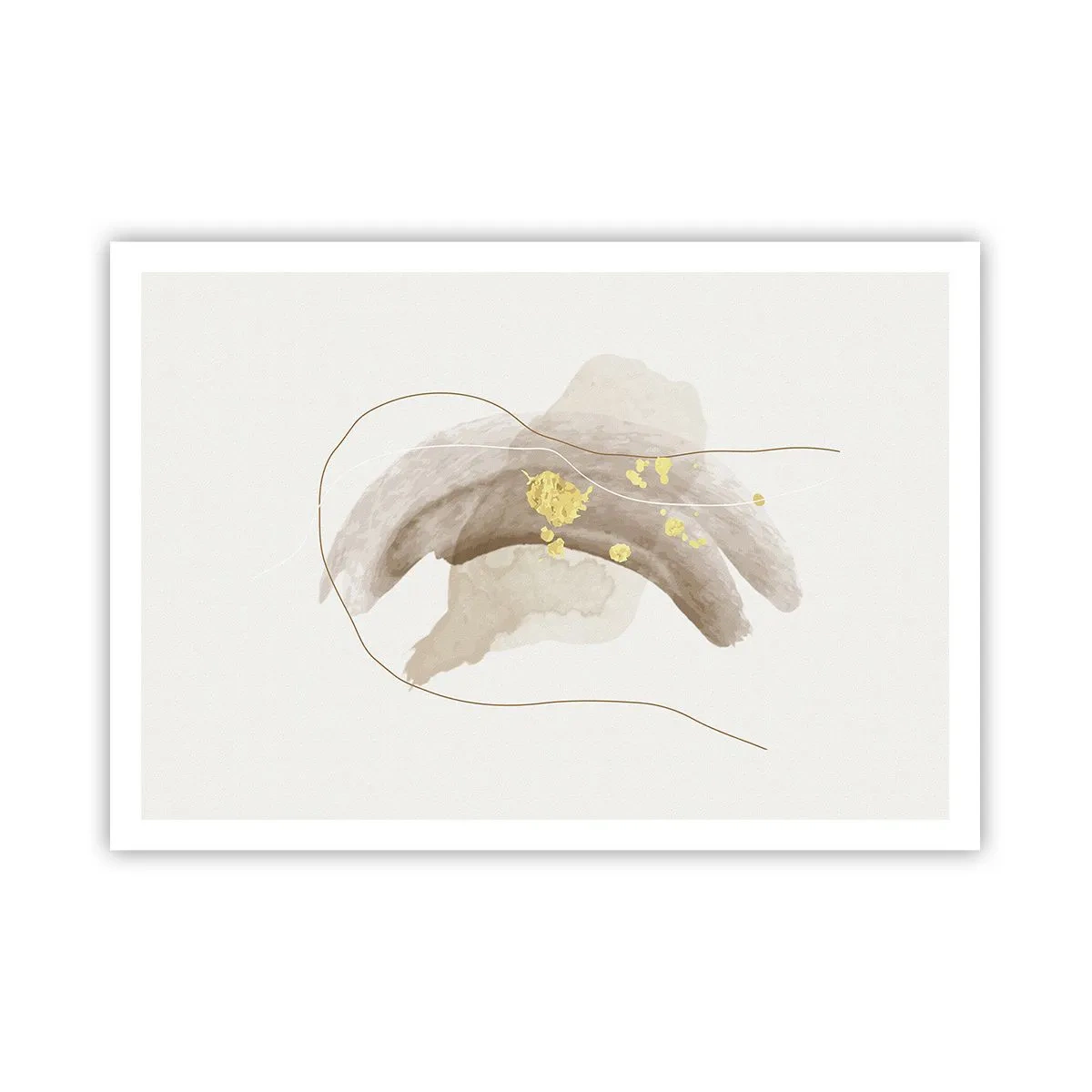 Plakat - Mødt i rummet - 100x70 cm