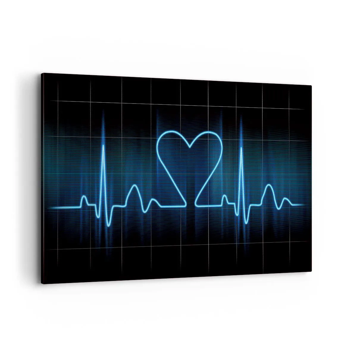 Lærredstryk - Billede på lærred - I hjertets rytme - 120x80 cm