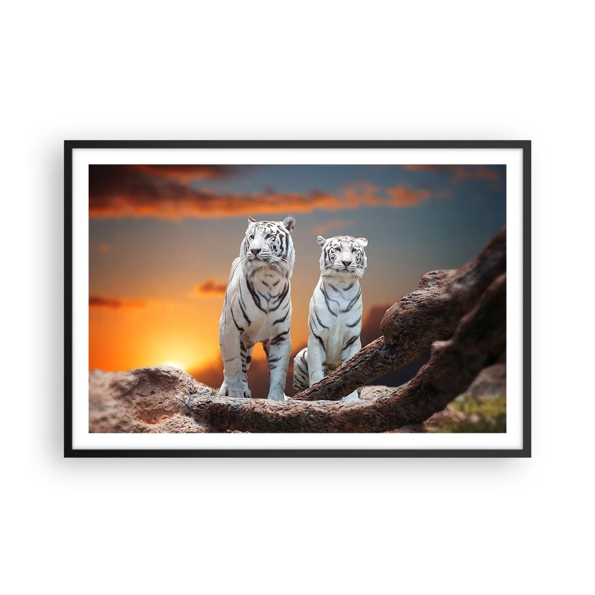 Plakat i sort ramme - Ligesom i Narnia - 91x61 cm