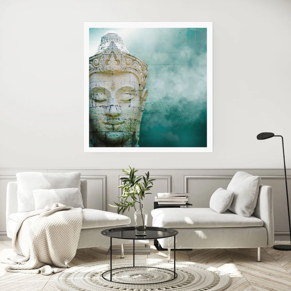 Plakat - På jagt efter lys - 40x40 cm