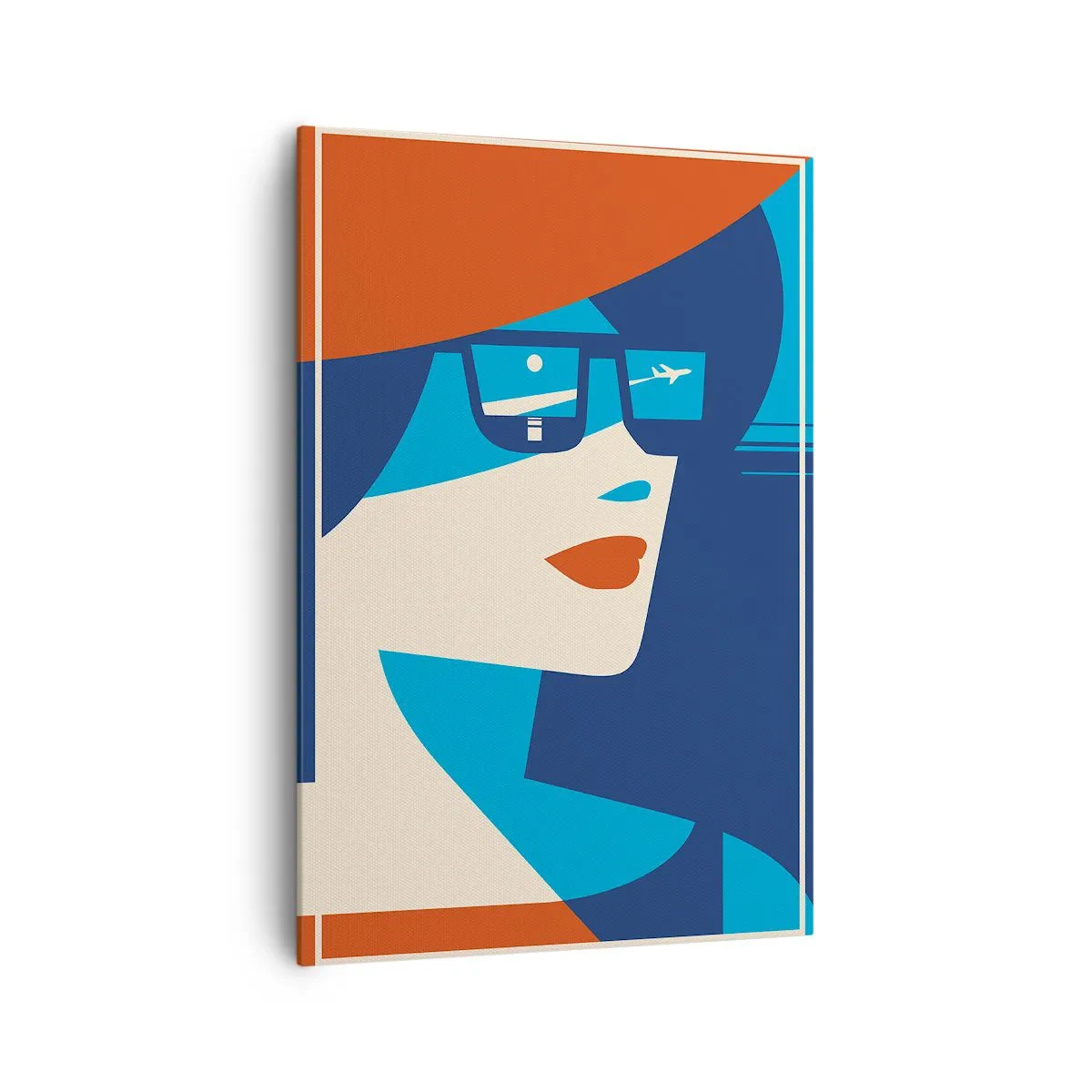 Lærredstryk - Billede på lærred - Ferie rejse - 70x100 cm