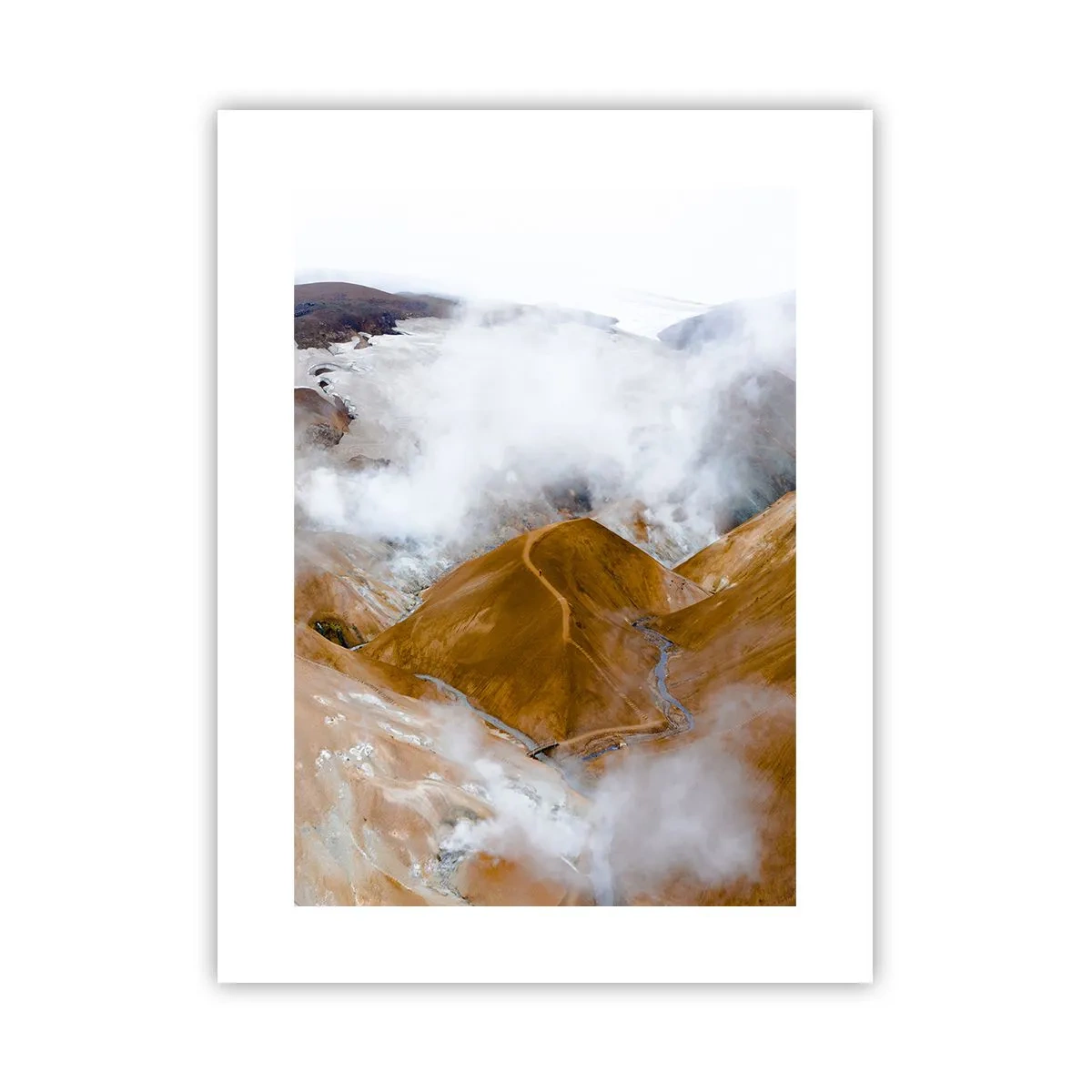 Plakat - Den rå skønhed i Island - 30x40 cm