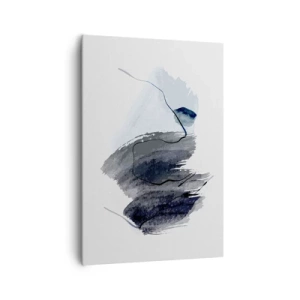 Lærredstryk - Billede på lærred - Intensitet og bevægelse - 70x100 cm