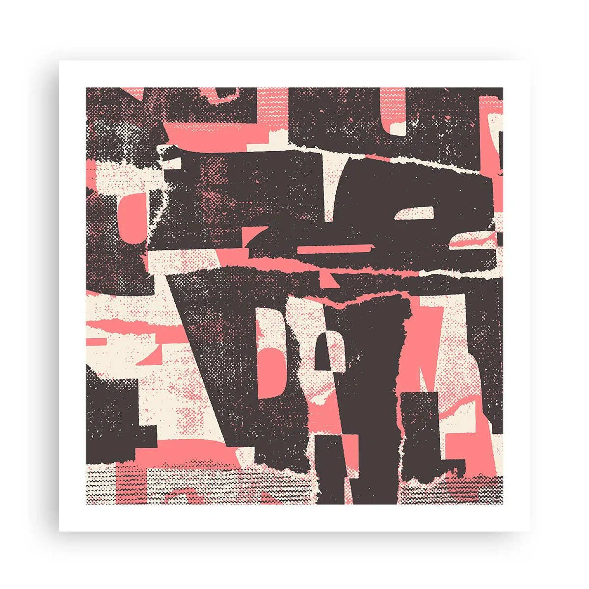 Plakat - Al trængsel og travlhed - 60x60 cm