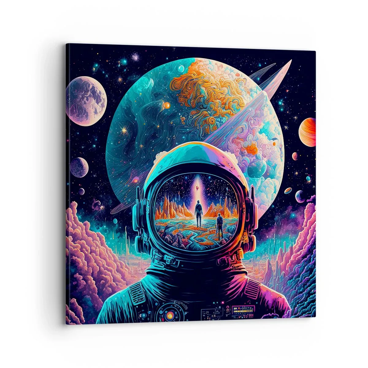 Lærredstryk - Billede på lærred - Filosoffer har aldrig drømt - 70x70 cm