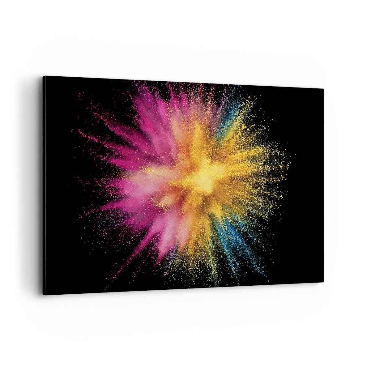 Lærredstryk - Billede på lærred - Farvernes fødsel  - 120x80 cm