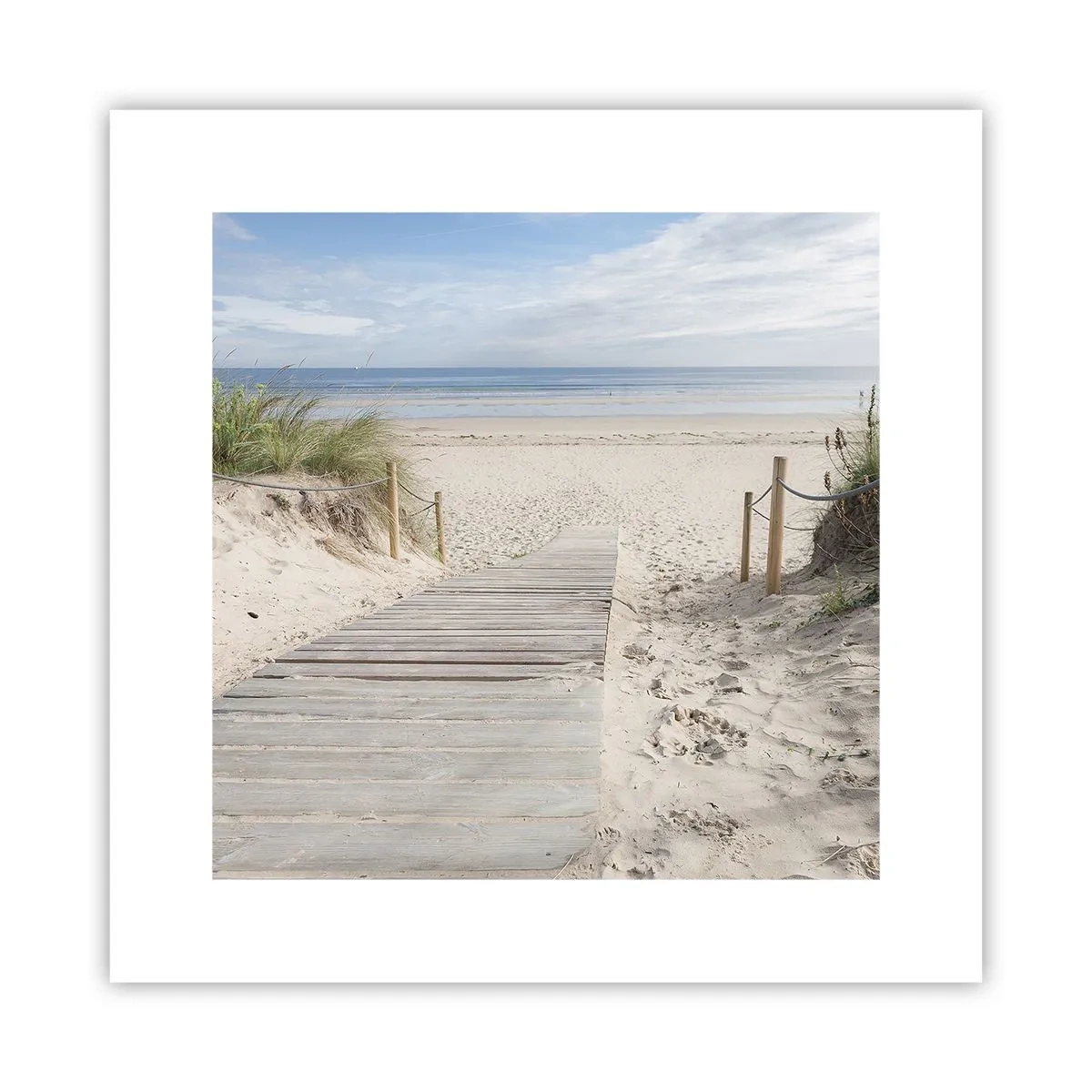 Plakat - Ud over horisonten - 30x30 cm