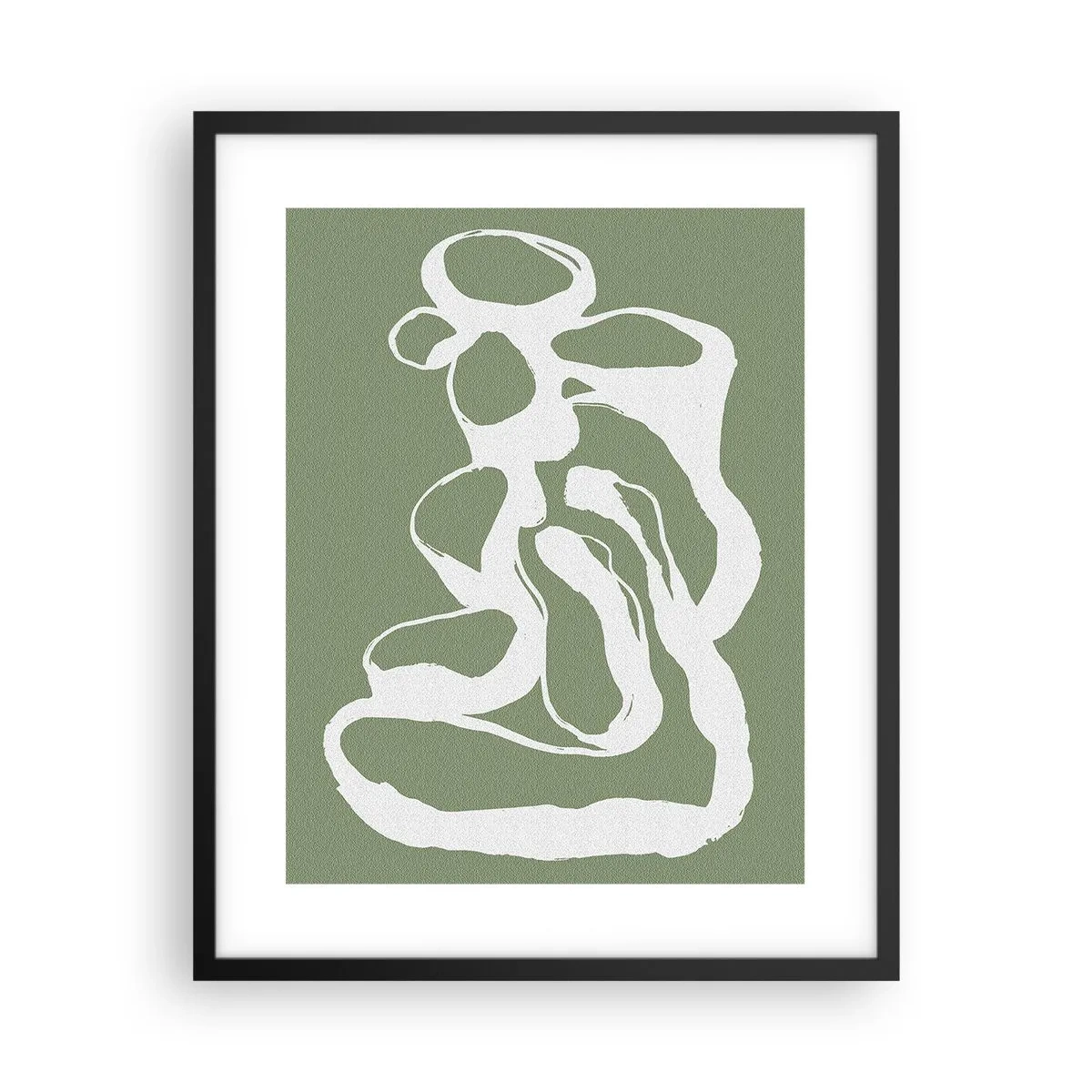 Plakat i sort ramme - Rummets kald - 40x50 cm