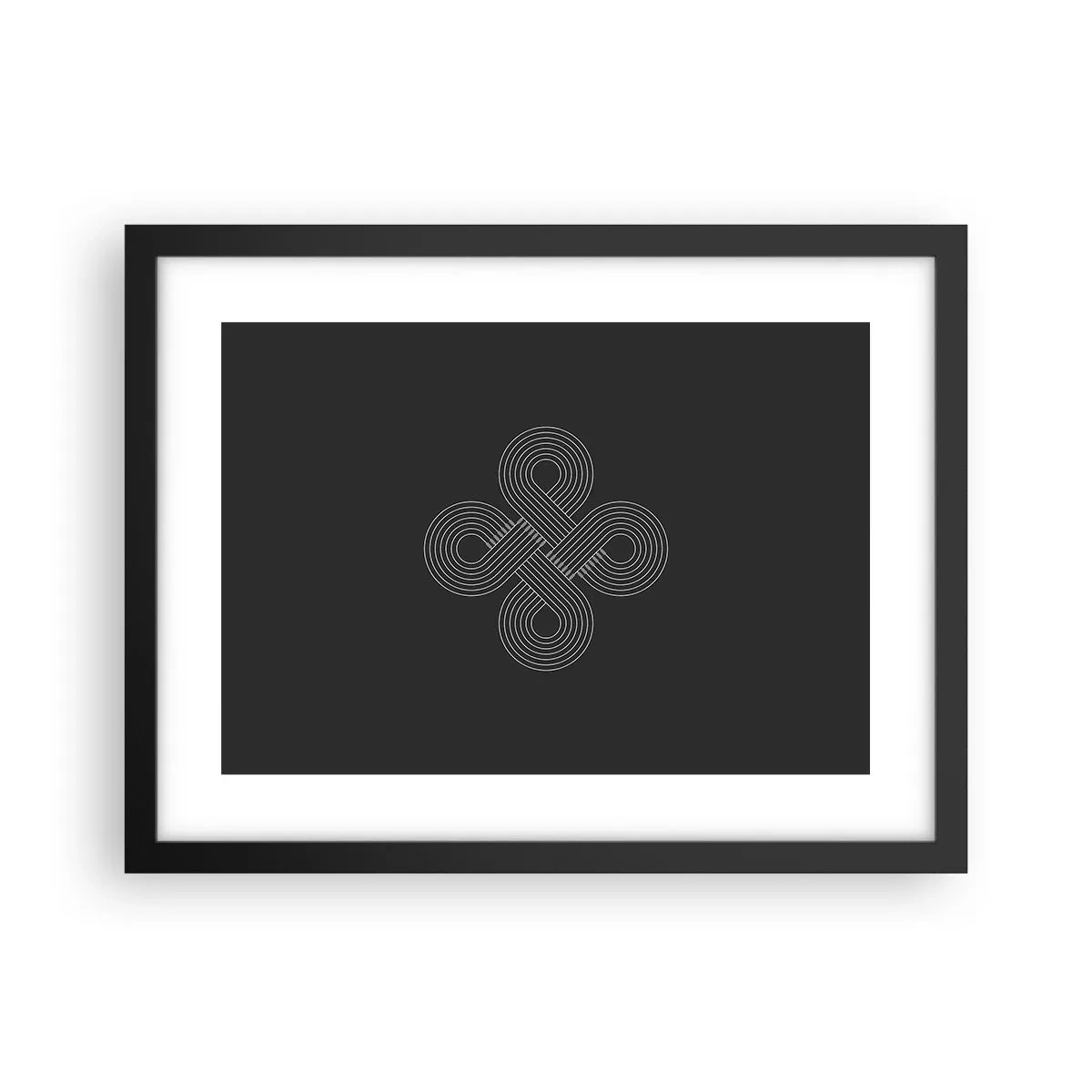 Plakat i sort ramme - I den keltiske ånd - 40x30 cm
